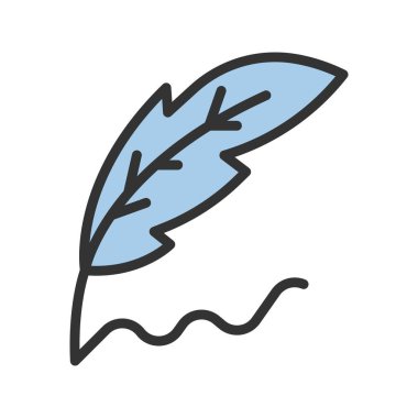 Tüylü ikon vektör görüntüsü. Mobil uygulama web uygulaması ve yazdırma ortamı için uygundur.