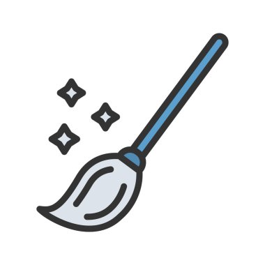 Yer Temizleme simgesi vektör görüntüsü. Mobil uygulama web uygulaması ve yazdırma ortamı için uygundur.