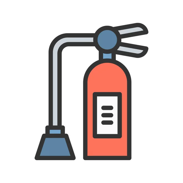Fire Extinguisher Icono Imagen Vectorial Adecuado Para Aplicaciones Móviles Aplicación — Vector de stock