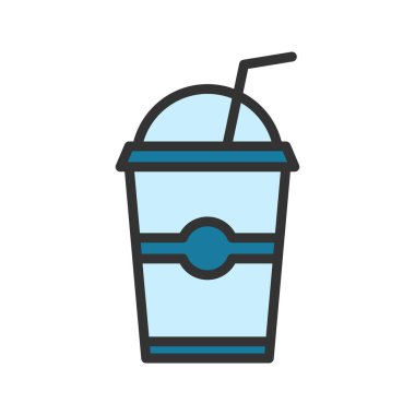 Meyve suyu ikonu vektör görüntüsü. Mobil uygulama web uygulaması ve yazdırma ortamı için uygundur.