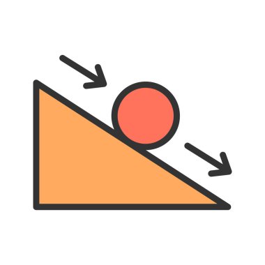 Hareket simgesi vektör görüntüsü yasası. Mobil uygulama web uygulaması ve yazdırma ortamı için uygundur.