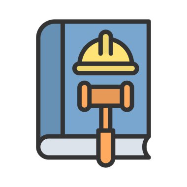 Yasalar ikon vektör görüntüsü. Mobil uygulama web uygulaması ve yazdırma ortamı için uygundur.