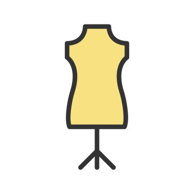 Manken simgesi vektör görüntüsü. Mobil uygulama web uygulaması ve yazdırma ortamı için uygundur.