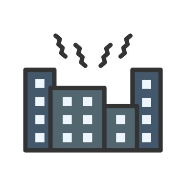 Gürültü simgesi vektör görüntüsü. Mobil uygulama web uygulaması ve yazdırma ortamı için uygundur.