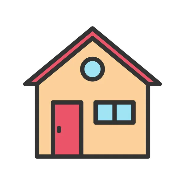 Home Icon Vector Image Suitable Mobile Application Web Application Print — Stock Vector
