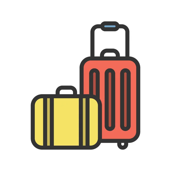 stock vector Luggage icon vector image. Suitable for mobile application web application and print media.