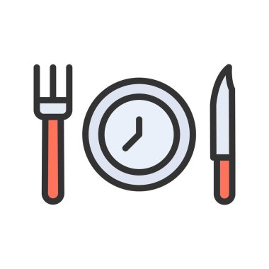 Simge vektör görüntüsünü dinlendir. Mobil uygulama web uygulaması ve yazdırma ortamı için uygundur.