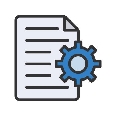 Simge vektör resmi ayarlanıyor. Mobil uygulama web uygulaması ve yazdırma ortamı için uygundur.