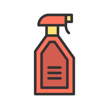 Sprey şişe ikonu vektör görüntüsü. Mobil uygulama web uygulaması ve yazdırma ortamı için uygundur.
