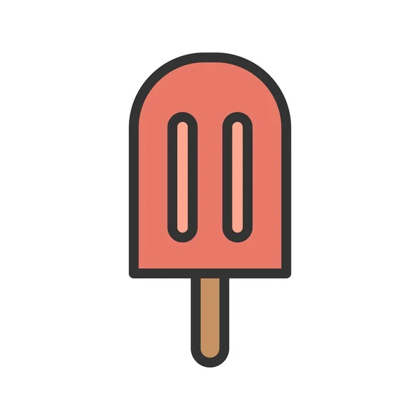 Popsicle Icon Vector Image Suitable Mobile Application Web Application Print — Stock Vector