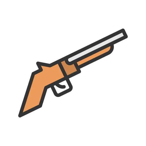 Shotgun Symbol Vektorbild Geeignet Für Mobile Applikationen Und Printmedien — Stockvektor
