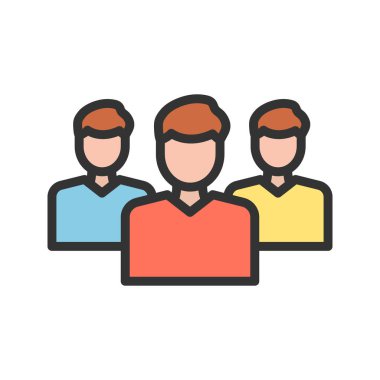 İşçi simgesi vektör resmi. Mobil uygulama web uygulaması ve yazdırma ortamı için uygundur.