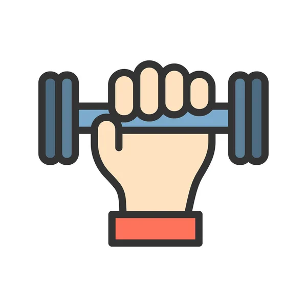 Workout Icon Vector Image Suitable Mobile Application Web Application Print — Stock Vector