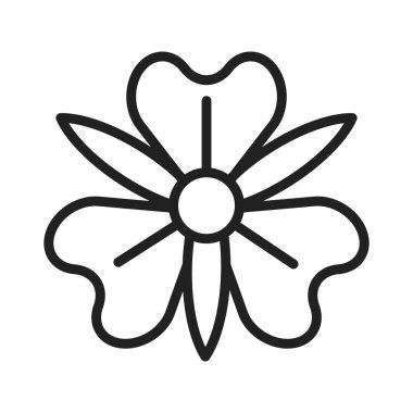 Alstroemeria Simgesi. Mobil uygulama için uygun.