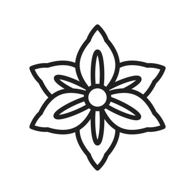 Amaryllis Simgesi. Mobil uygulama için uygun.