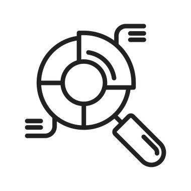 Analitik Simge resmi. Mobil uygulama için uygun.