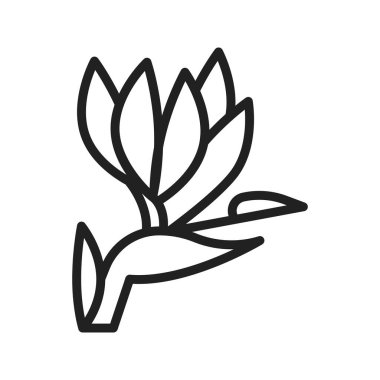 Cennet Kuşu ikonu görüntüsü. Mobil uygulama için uygun.