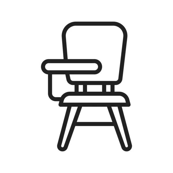 Armchair Icon Image Suitable Mobile Application — Stock Vector