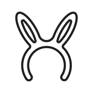 Tavşan Kulağı Simgesi. Mobil uygulama için uygun.