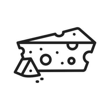 Peynir Simgesi resmi. Mobil uygulama için uygun.