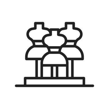 Giyim Sanatı Şovu Simgesi resmi. Mobil uygulama için uygun.