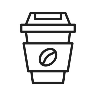 Kahve kupası ikonu imajı. Mobil uygulama için uygun.