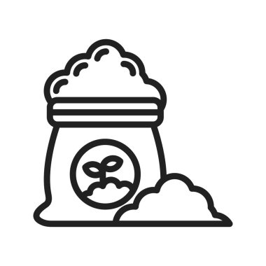 Kompost Simgesi resmi. Mobil uygulama için uygun.