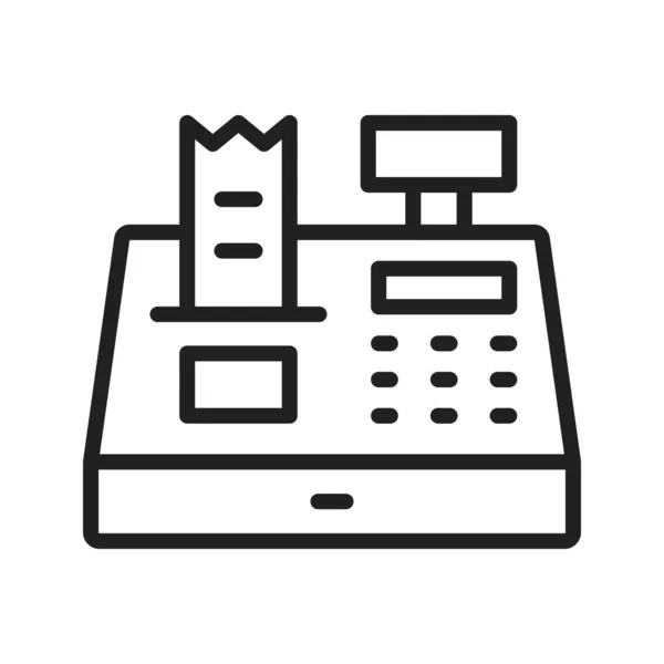 Imagen Icono Caja Registradora Adecuado Para Aplicaciones Móviles — Vector de stock
