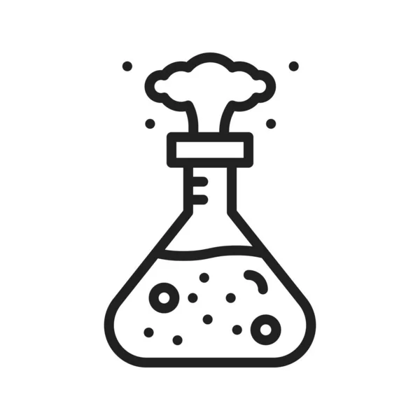 Chemical Reaction Icon Image Suitable Mobile Application — Stock Vector
