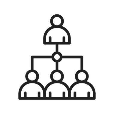 Personel Yönetimi Simgesi görüntüsü. Mobil uygulama için uygun.