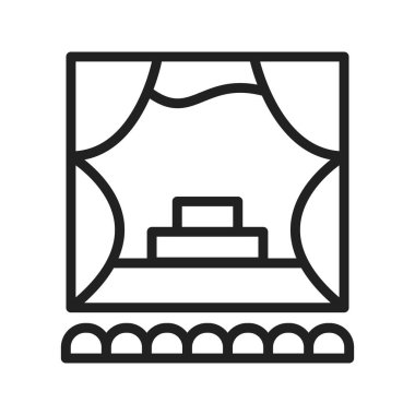 Olay Salonu Simgesi resmi. Mobil uygulama için uygun.