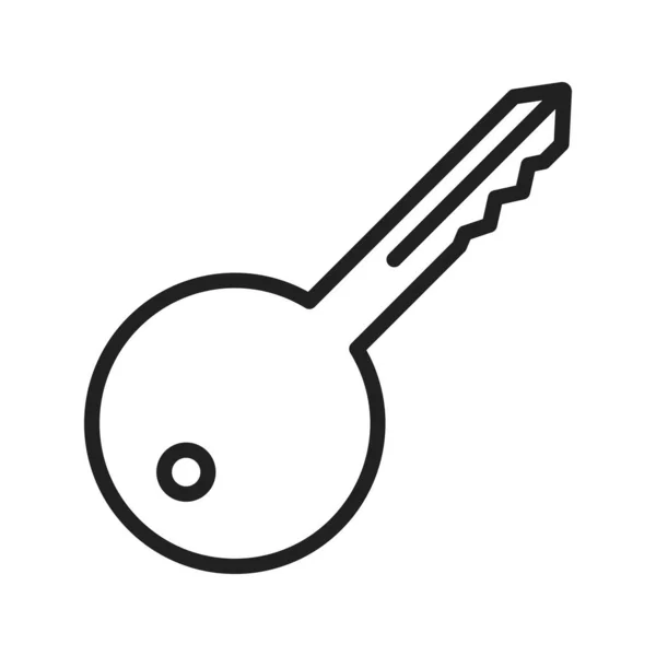 Porta Key Icon Immagine Adatto Applicazioni Mobili — Vettoriale Stock