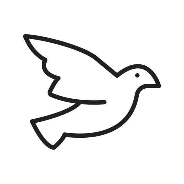 Dove Icon Image Suitable Mobile Application — Stock Vector