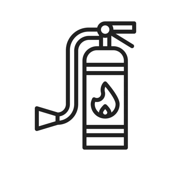 Symbolbild Feuerlöscher Für Den Mobilen Einsatz Geeignet — Stockvektor