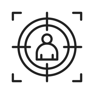 Kullanıcı Simgesi resmine odaklan. Mobil uygulama için uygun.