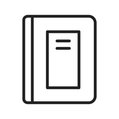 Kitap Simgesi resmi. Mobil uygulama için uygun.