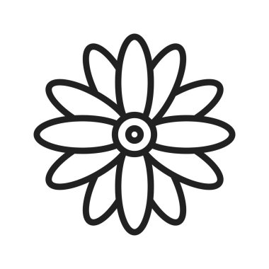 Daisy Simgesi görüntüsü. Mobil uygulama için uygun.