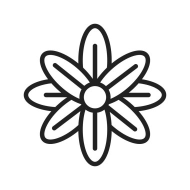 Delphinium Simgesi resmi. Mobil uygulama için uygun.