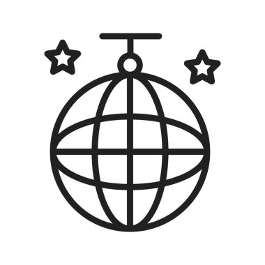 Disko Topu Simgesi resmi. Mobil uygulama için uygun.