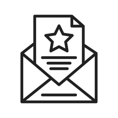 Davet Simgesi resmi. Mobil uygulama için uygun.