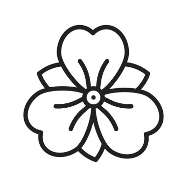 Iris Simgesi görüntüsü. Mobil uygulama için uygun.