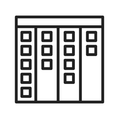 Kanban Simgesi resmi. Mobil uygulama için uygun.