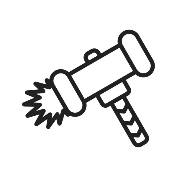 Hammer Icon Image Suitable Mobile Application — Stock Vector