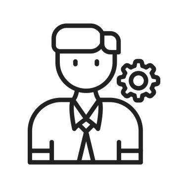 Menajer Simgesi resmi. Mobil uygulama için uygun.