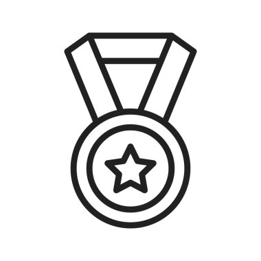 Madalya Ödülü Simgesi resmi. Mobil uygulama için uygun.