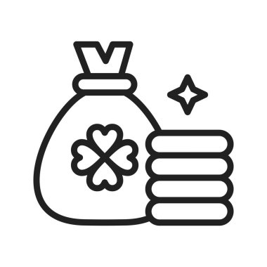 Para Torbası Simgesi resmi. Mobil uygulama için uygun.