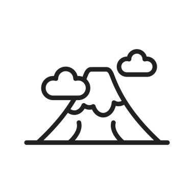 Dağ Simgesi görüntüsü. Mobil uygulama için uygun.