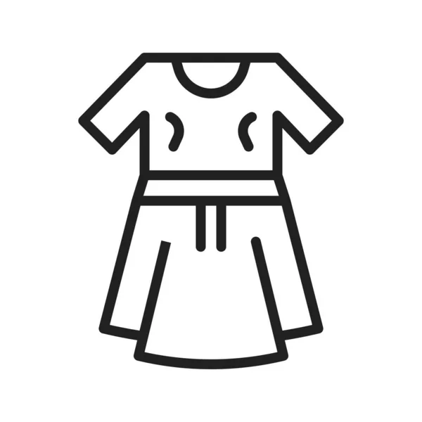 Party Dress Icon Bild Für Den Mobilen Einsatz Geeignet — Stockvektor