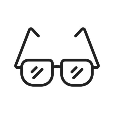 Gözlük Simgesi resmi okunuyor. Mobil uygulama için uygun.