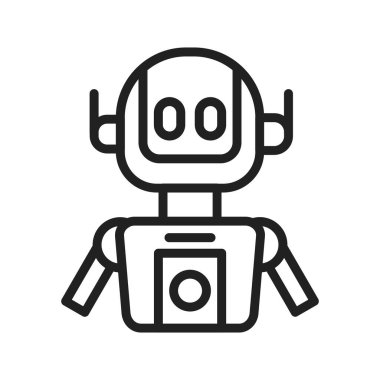 Robot Simgesi. Mobil uygulama için uygun.